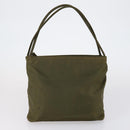 PRADA Hand Bag Nylon 2 Set Green Light Blue Auth am9845-3