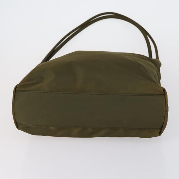 PRADA Hand Bag Nylon 2 Set Green Light Blue Auth am9845