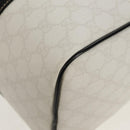 GUCCI GG Supreme Boston Bag PVC White Gold 193603 Auth am9846V-12