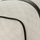 GUCCI GG Supreme Boston Bag PVC White Gold 193603 Auth am9846V-13