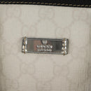 GUCCI GG Supreme Boston Bag PVC White Gold 193603 Auth am9846V-16