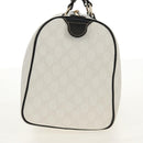 GUCCI GG Supreme Boston Bag PVC White Gold 193603 Auth am9846V-4