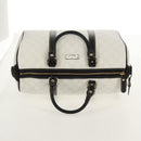 GUCCI GG Supreme Boston Bag PVC White Gold 193603 Auth am9846V-6