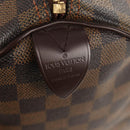 LOUIS VUITTON Damier Ebene Speedy 30 Hand Bag N41364 LV Auth am9848V-19