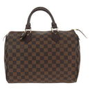 LOUIS VUITTON Damier Ebene Speedy 30 Hand Bag N41364 LV Auth am9848V-13