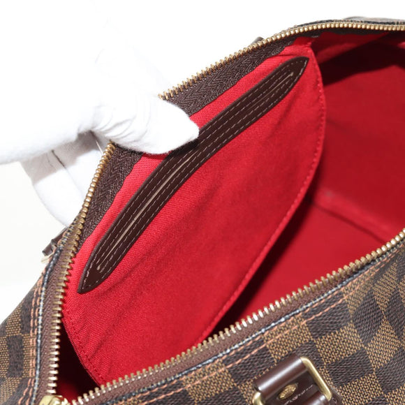 LOUIS VUITTON Damier Ebene Speedy 30 Hand Bag N41364 LV Auth am9848V