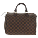LOUIS VUITTON Damier Ebene Speedy 30 Hand Bag N41364 LV Auth am9848V-2