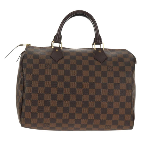 LOUIS VUITTON Damier Ebene Speedy 30 Hand Bag N41364 LV Auth am9848V