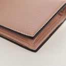 GUCCI Animalie Compact Wallet Leather Pink Gold 498096 Auth am9852V-11