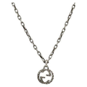 GUCCI Arabesque Necklace Ag925 Silver Auth am9853