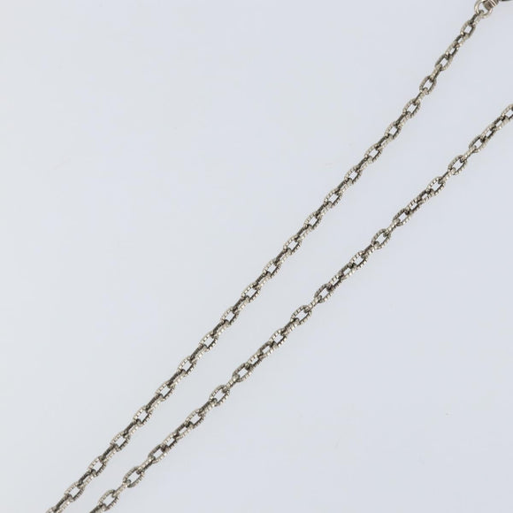 GUCCI Arabesque Necklace Ag925 Silver Auth am9853