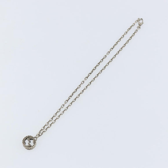 GUCCI Arabesque Necklace Ag925 Silver Auth am9853