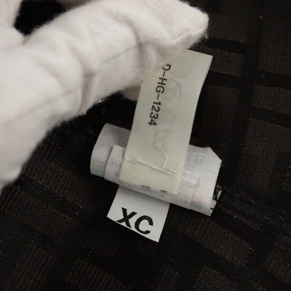 FENDI Zucca Canvas Best Jacket Black Brown Auth am9854V