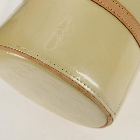 LOUIS VUITTON Monogram Vernis Bedford Hand Bag Perle M91331 LV Auth am9856V