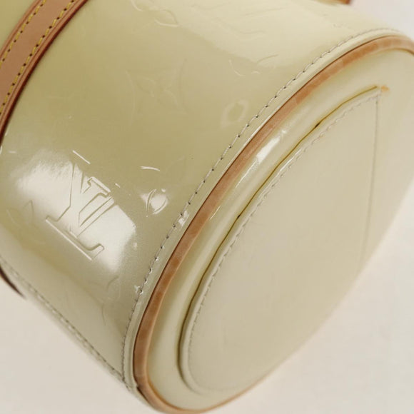 LOUIS VUITTON Monogram Vernis Bedford Hand Bag Perle M91331 LV Auth am9856V