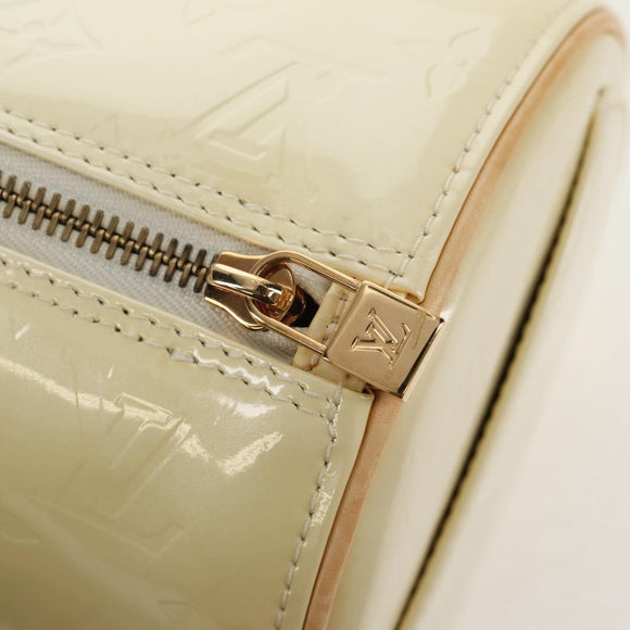 LOUIS VUITTON Monogram Vernis Bedford Hand Bag Perle M91331 LV Auth am9856V