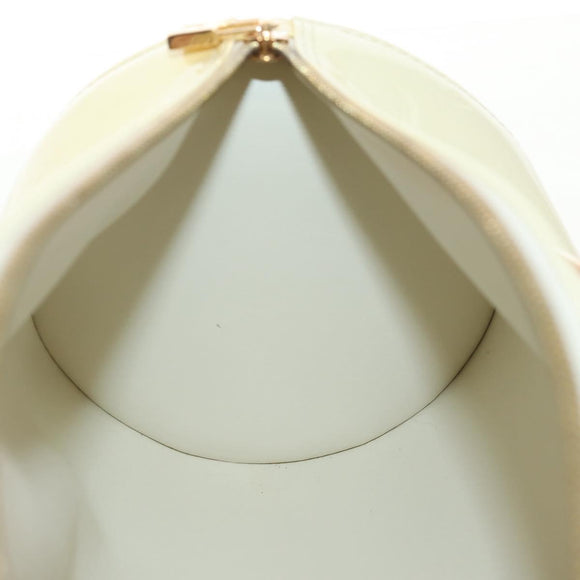 LOUIS VUITTON Monogram Vernis Bedford Hand Bag Perle M91331 LV Auth am9856V