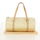 LOUIS VUITTON Monogram Vernis Bedford Hand Bag Perle M91331 LV Auth am9856V-12