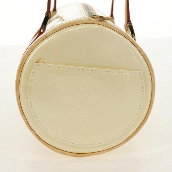 LOUIS VUITTON Monogram Vernis Bedford Hand Bag Perle M91331 LV Auth am9856V