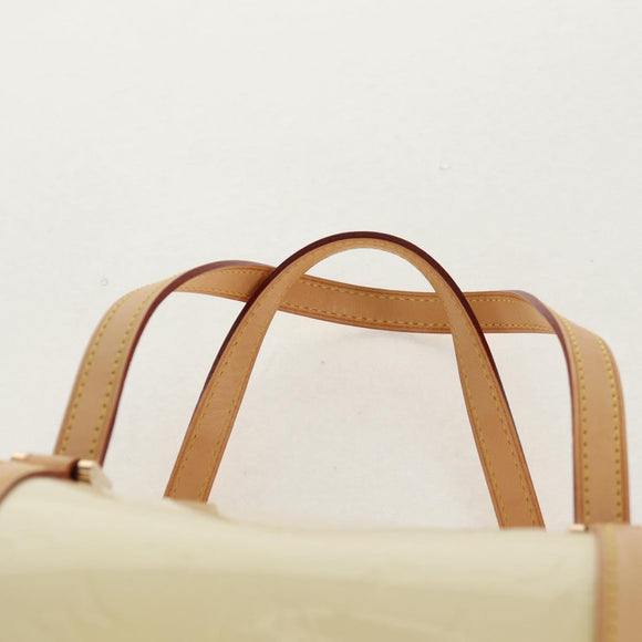 LOUIS VUITTON Monogram Vernis Bedford Hand Bag Perle M91331 LV Auth am9856V