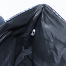 BURBERRY Nova Check Tote Bag Nylon Blue Silver Auth am9857-16