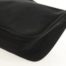 PRADA Accessory Pouch Nylon Black Silver Auth am9858V-12