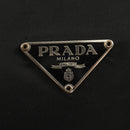 PRADA Accessory Pouch Nylon Black Silver Auth am9858V-15