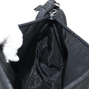 PRADA Accessory Pouch Nylon Black Silver Auth am9858V-20