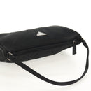 PRADA Accessory Pouch Nylon Black Silver Auth am9858V-6
