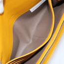 BOTTEGA VENETA INTRECCIATO Long Wallet Leather Yellow Auth am9863-14