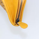 BOTTEGA VENETA INTRECCIATO Long Wallet Leather Yellow Auth am9863-16