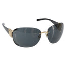 CHANEL Sunglasses plastic Black CC Auth am9868-1