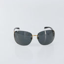 CHANEL Sunglasses plastic Black CC Auth am9868-2