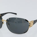 CHANEL Sunglasses plastic Black CC Auth am9868-7