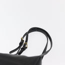 Coach Backpack Leather Black Gold Auth am9869-10