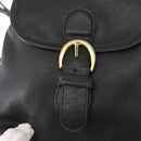 Coach Backpack Leather Black Gold Auth am9869-16