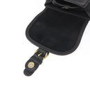Coach Backpack Leather Black Gold Auth am9869-17