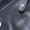 Coach Backpack Leather Black Gold Auth am9869-18