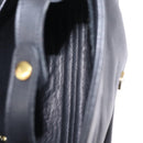 Coach Backpack Leather Black Gold Auth am9869-19