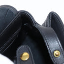 Coach Backpack Leather Black Gold Auth am9869-20