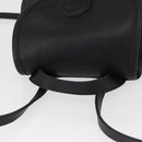 Coach Backpack Leather Black Gold Auth am9869-6