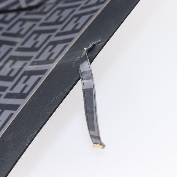 FENDI Zucca Canvas Folding Umbrella Navy Auth am9873