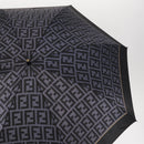 FENDI Zucca Canvas Folding Umbrella Navy Auth am9873-4