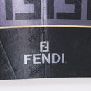 FENDI Zucca Canvas Folding Umbrella Navy Auth am9873-7