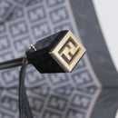 FENDI Zucca Canvas Folding Umbrella Navy Auth am9873-9