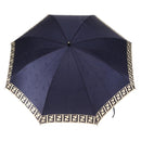 FENDI Zucca Canvas Folding Umbrella Navy Auth am9874-2