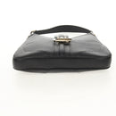 GUCCI Shoulder Bag Leather Black Silver 130779 Auth am9875V-5