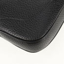 GUCCI Shoulder Bag Leather Black Silver 130779 Auth am9875V-17