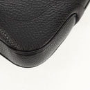 GUCCI Shoulder Bag Leather Black Silver 130779 Auth am9875V-18