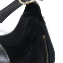 GUCCI Shoulder Bag Leather Black Silver 130779 Auth am9875V-21